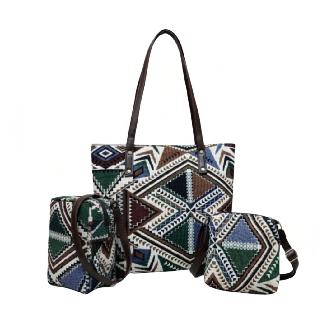 Eco-Friendly 3pc Combo Tote Bag for Everyday Use